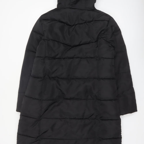 FLXJINEYU Womens Black 3XL Long Hooded Puffer Coat