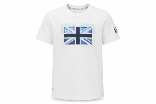 Team GB Boys White 13-14 Years Short Sleeve Sports T-Shirt
