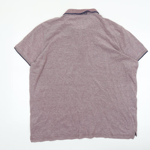 SoulCal & Co Men’s Purple 3XL Polo Shirt 100% Cotton Classic Fit