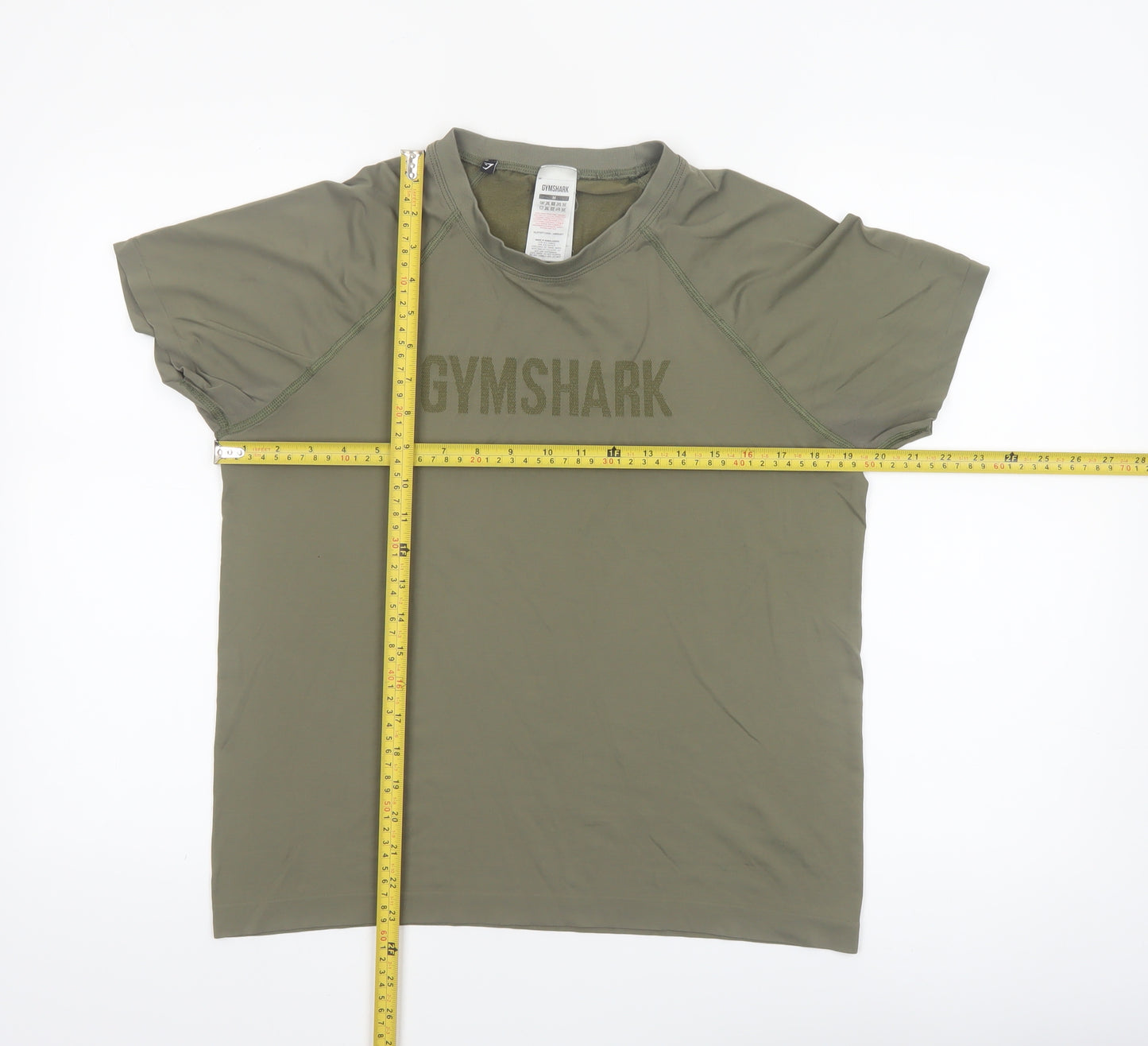 Gymshark Womens Green Athletic T-Shirt M Lightweight Activewear Top