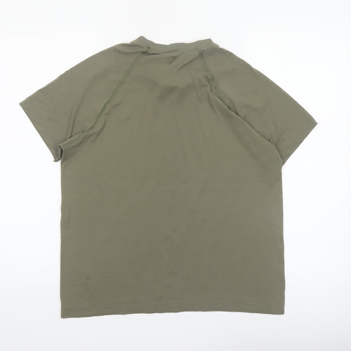 Gymshark Womens Green Athletic T-Shirt M Lightweight Activewear Top