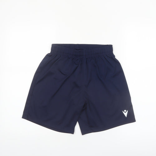 Macron Men's Blue Athletic Sports Shorts Size S