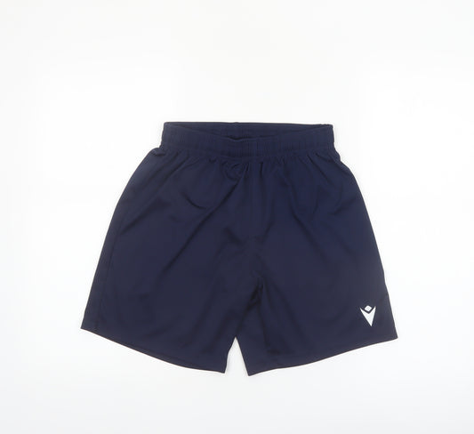 Macron Men's Blue Athletic Sports Shorts Size S