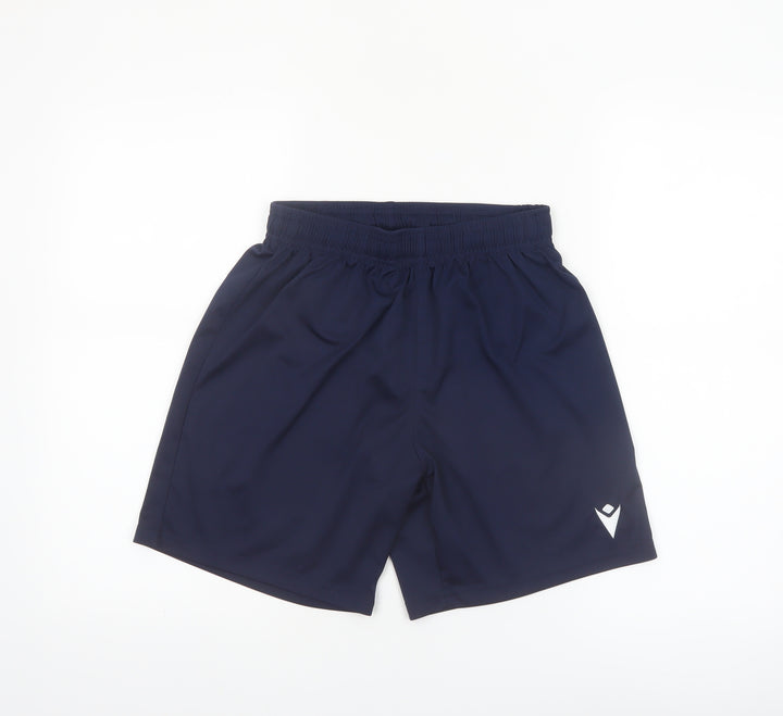 Macron Men's Blue Athletic Sports Shorts Size S