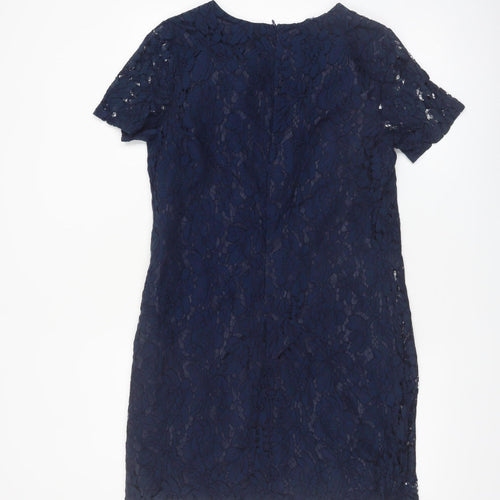 Pussycat London Women’s Blue Lace Shift Dress Size 12