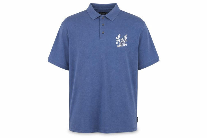 French Connection Men's Blue XL Polo Shirt Cotton Short Sleeve