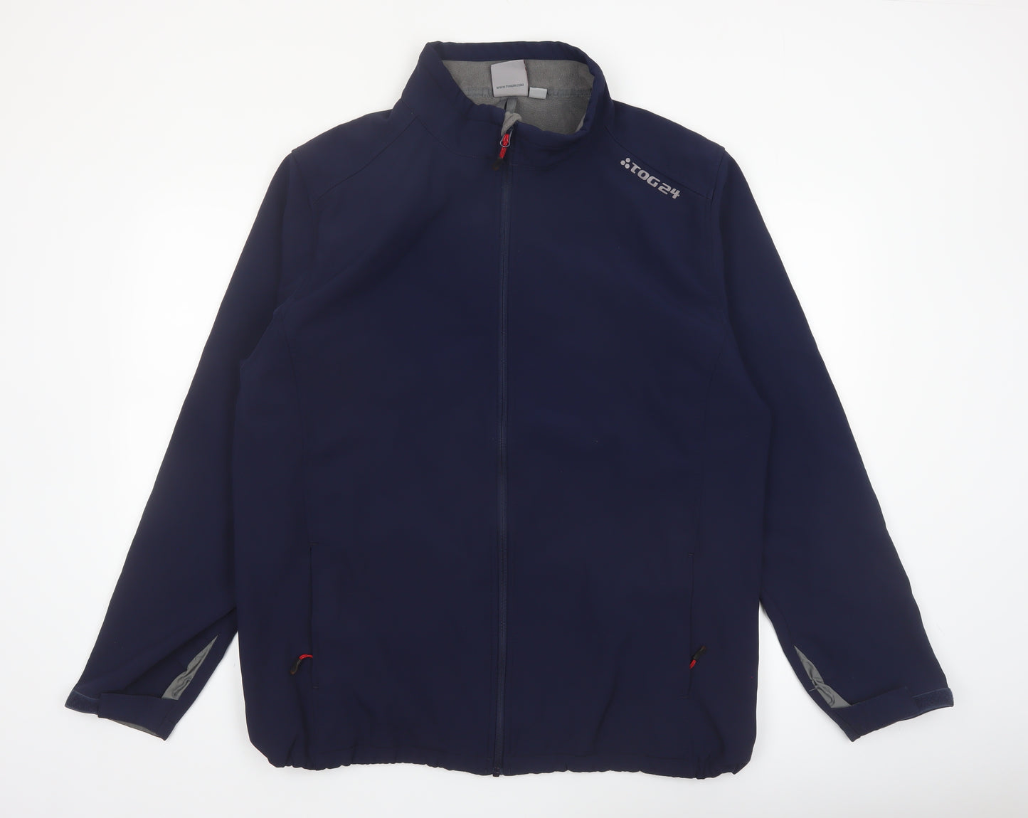 TOG24 Men's Blue 2XL Softshell Jacket Windproof Hiking Coat