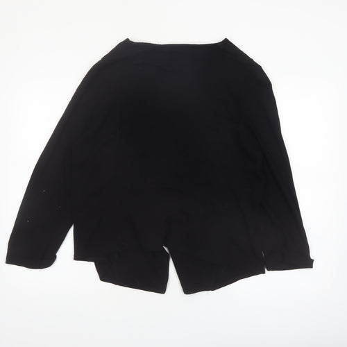 Wallis Women’s Black XL Open Jersey Jacket - Lightweight Workwear