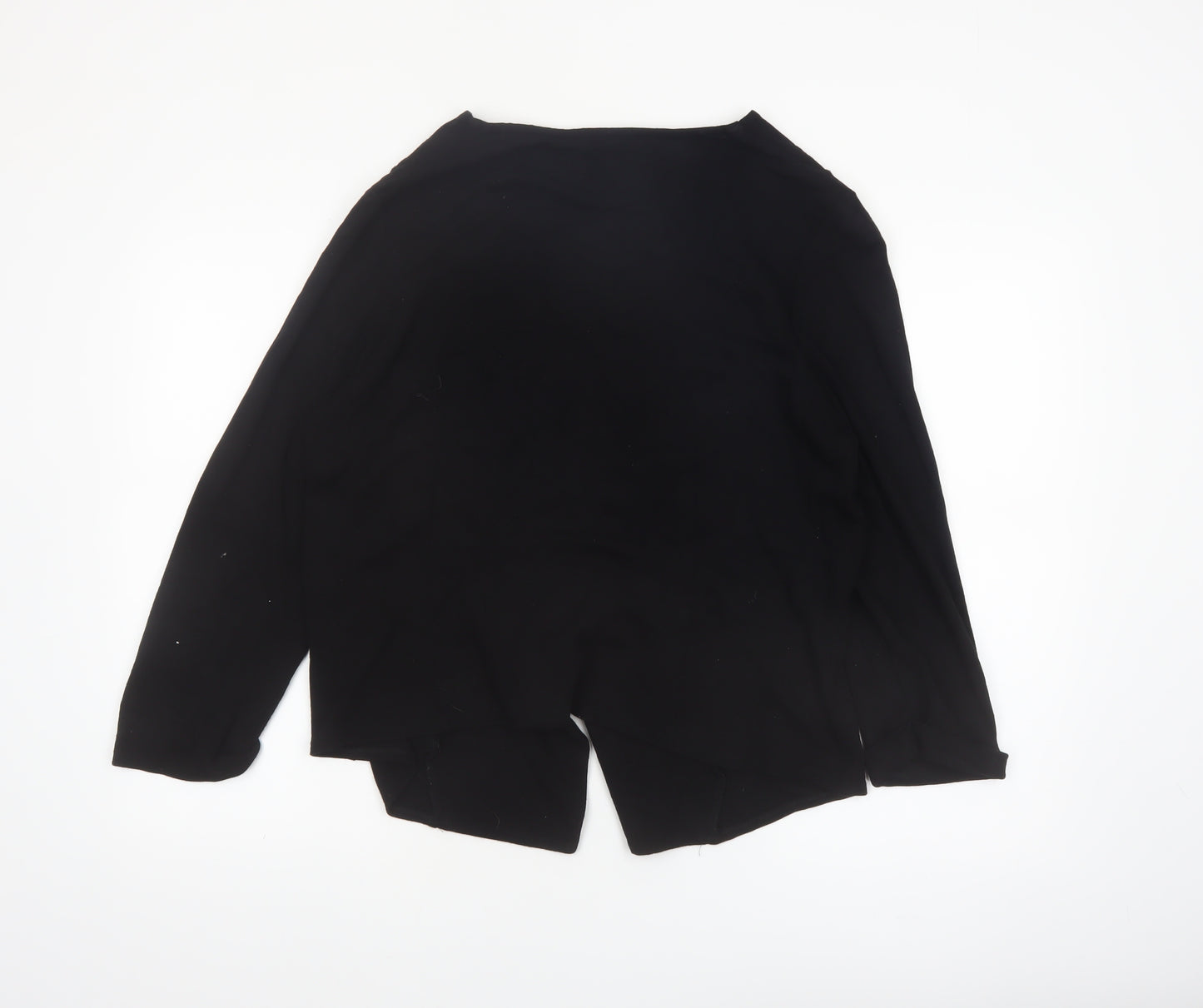Wallis Women’s Black XL Open Jersey Jacket - Lightweight Workwear