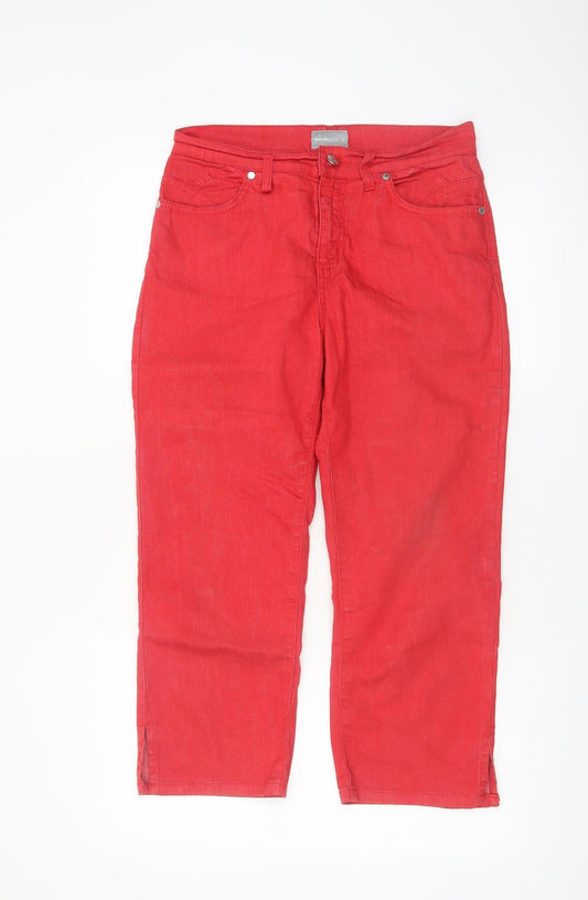 Marks and Spencer Per Una Red Straight Leg Women's Jeans Size 10
