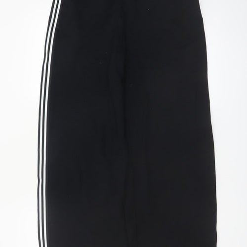 Papaya Women’s Black Size 10 Elastic Waist Stripe Jogger Trousers