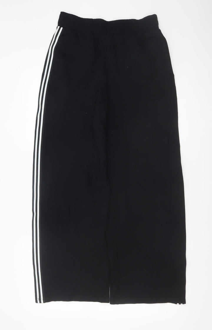 Papaya Women’s Black Size 10 Elastic Waist Stripe Jogger Trousers
