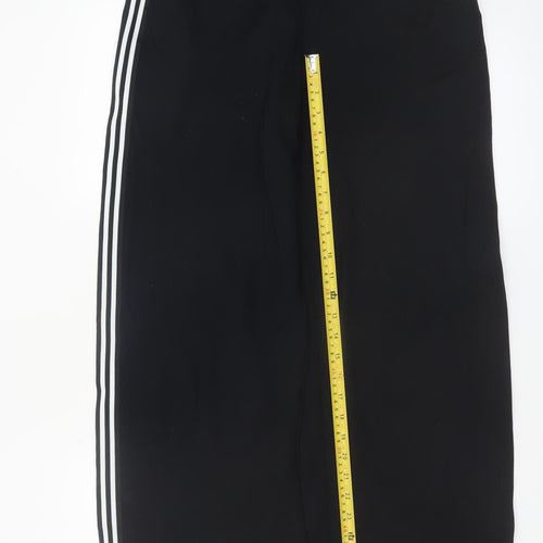Papaya Women’s Black Size 10 Elastic Waist Stripe Jogger Trousers