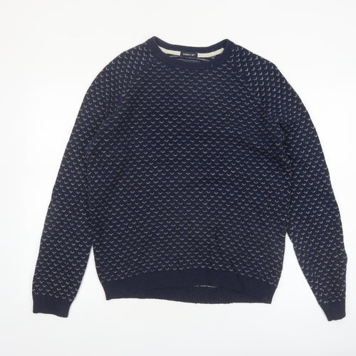 American Eagle Outfitters Men's Blue M Classic Knit Jumper