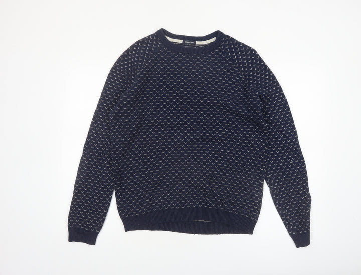 American Eagle Outfitters Men's Blue M Classic Knit Jumper