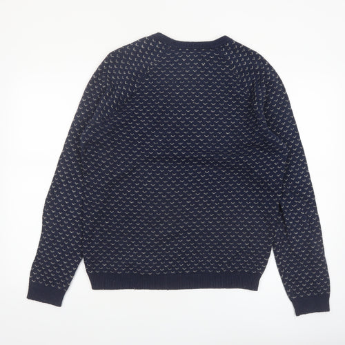 American Eagle Outfitters Men's Blue M Classic Knit Jumper