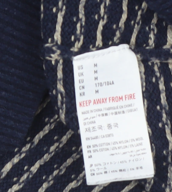 American Eagle Outfitters Men's Blue M Classic Knit Jumper