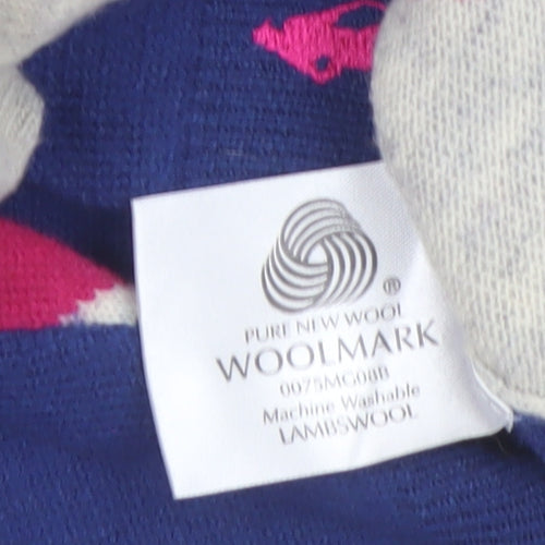 Glenmuir Women's Multicoloured Argyle Lambswool Knit Vest S