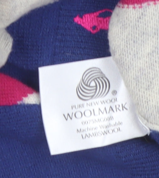 Glenmuir Women's Multicoloured Argyle Lambswool Knit Vest S