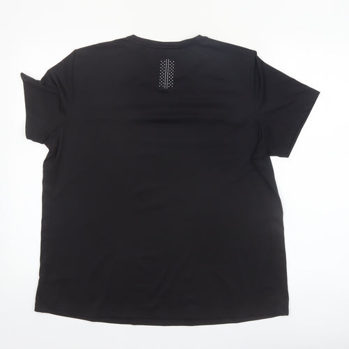 Crivit Women's Black Short Sleeve Sports T-Shirt Size L