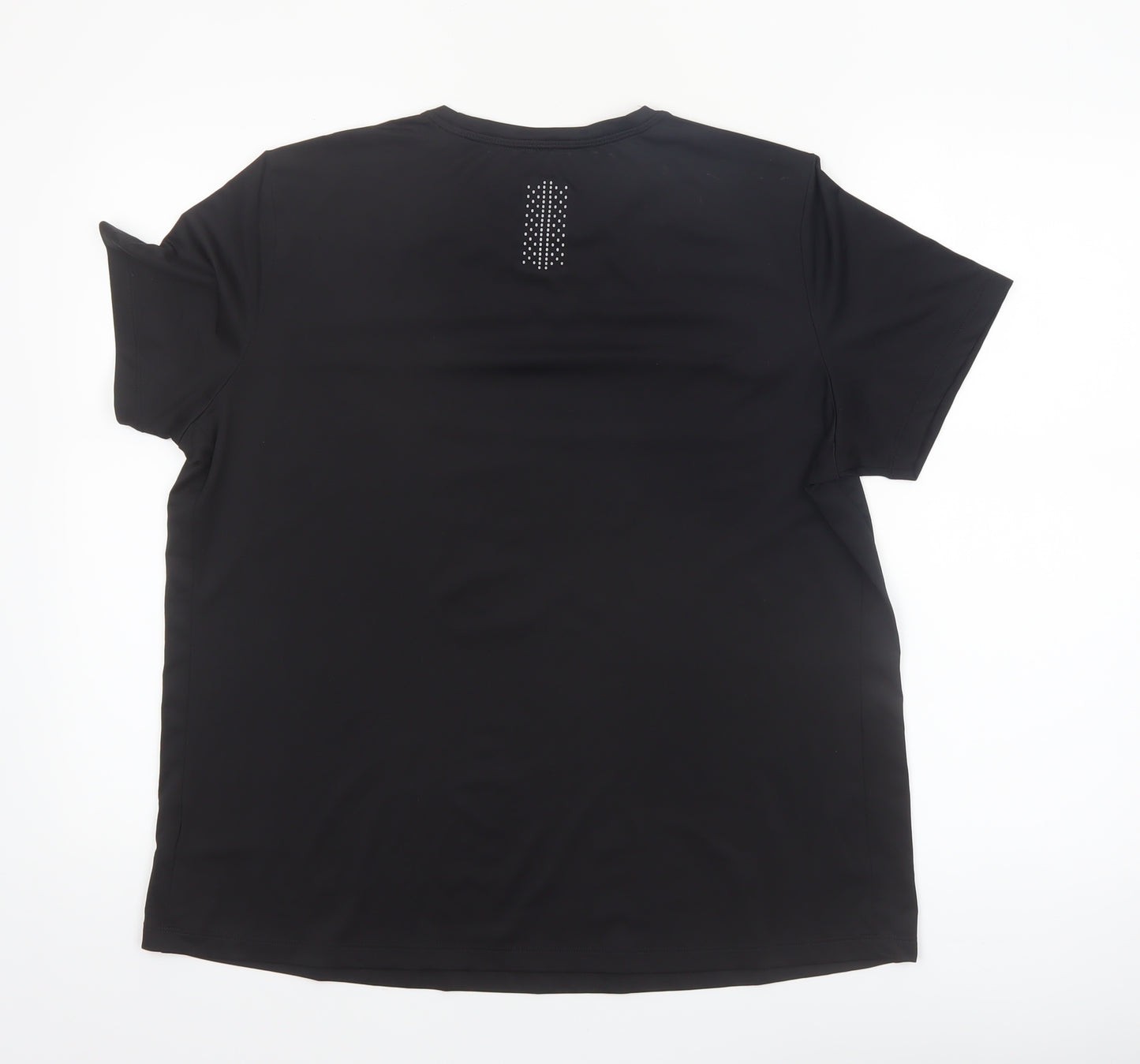 Crivit Women's Black Short Sleeve Sports T-Shirt Size L