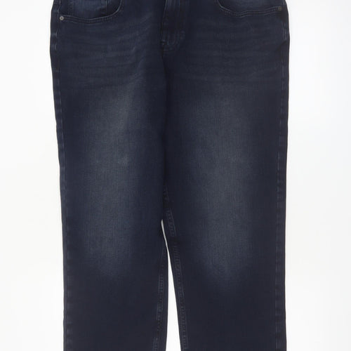 Denim by Tu Men's Blue 36S Straight Fit Jeans