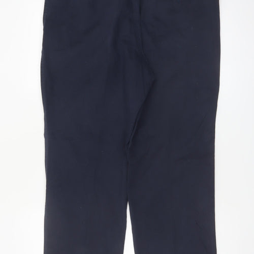 Marks and Spencer Men's Blue Chino Trousers 36W 29L Regular Fit