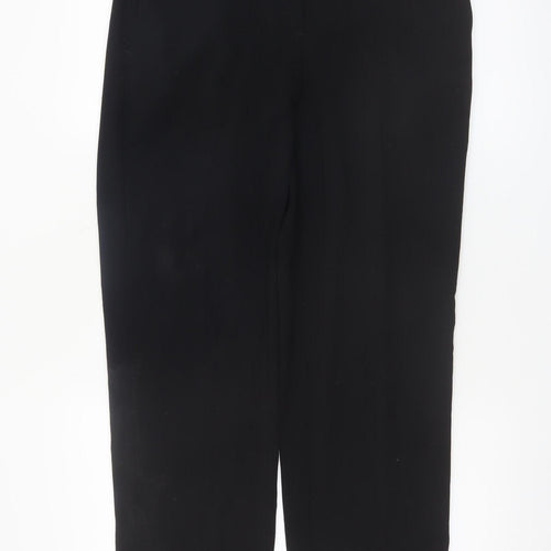 Marks and Spencer Women's Black Size 12 Regular Dress Pants Trousers