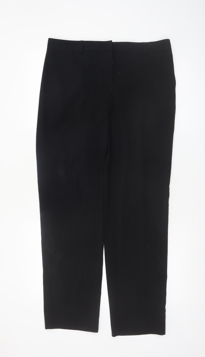 Marks and Spencer Women's Black Size 12 Regular Dress Pants Trousers