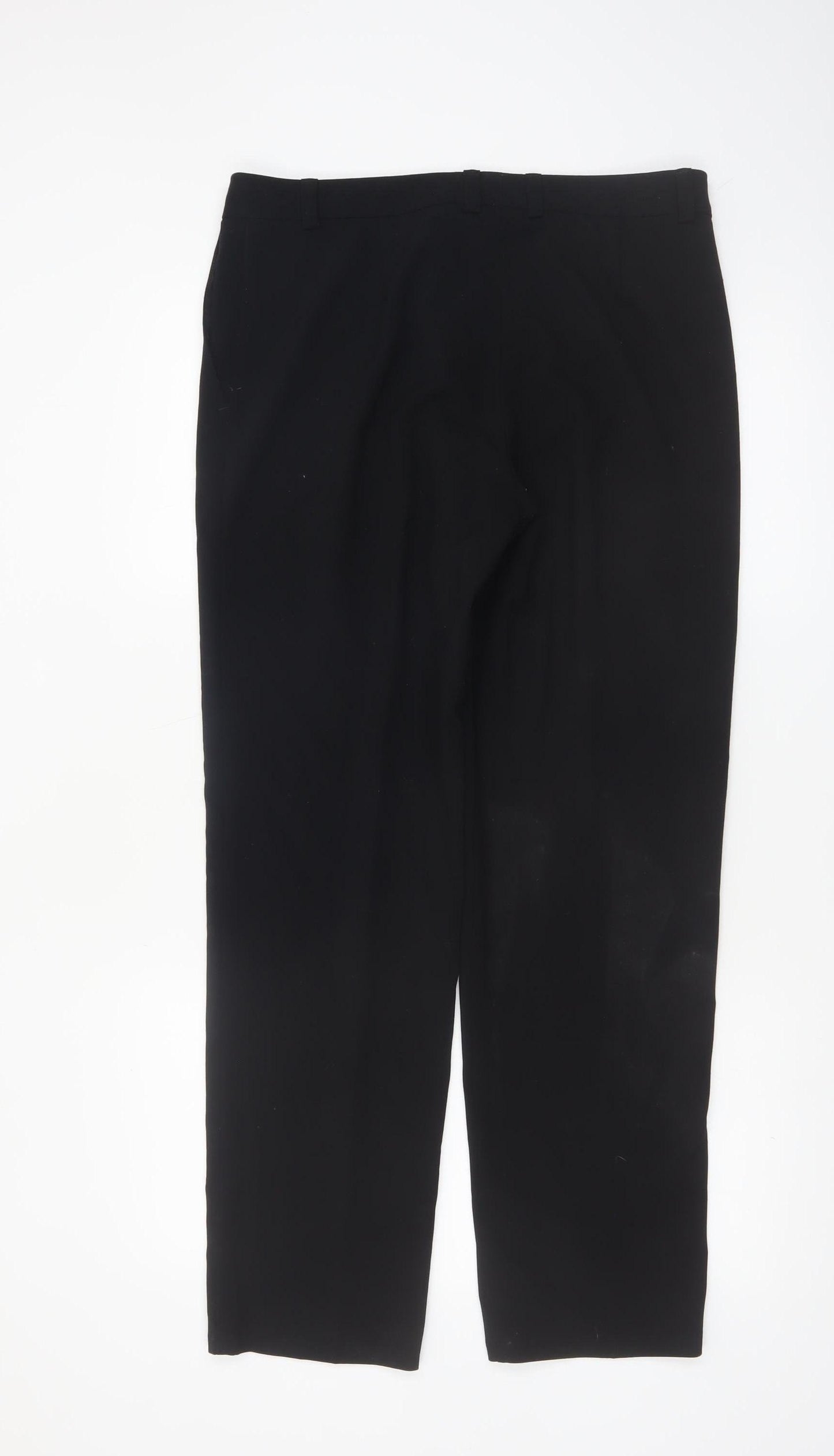 Marks and Spencer Women's Black Size 12 Regular Dress Pants Trousers