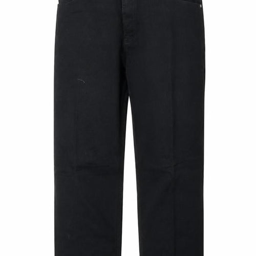 Debenhams Mens Black 38in Regular Fit Cotton Trousers