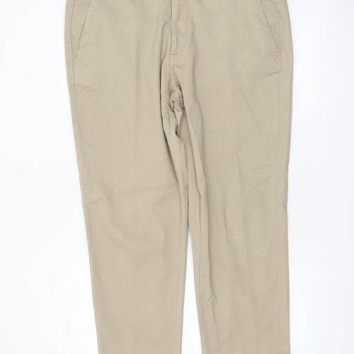 Tu Man Beige Chino Trousers Men’s Size 36 Regular Cotton Blend