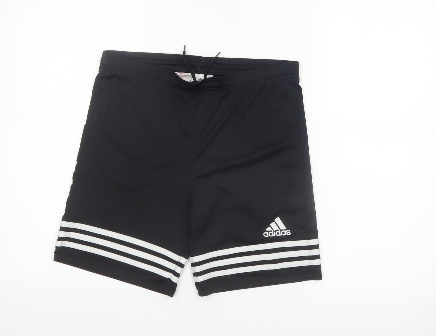 Adidas Boys Black Climalite Athletic Shorts Size YXL 164 Polyester
