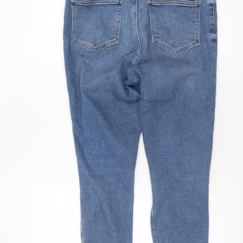 New Look Women's Blue Distressed Skinny Jeans Size 14