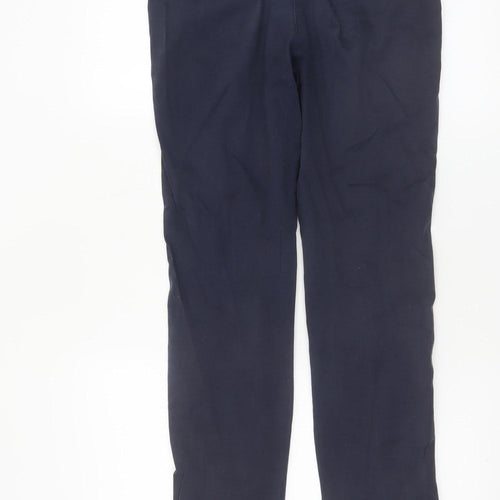 Palmer Prestige Women's Blue Chino Trousers Size 8 Straight Fit