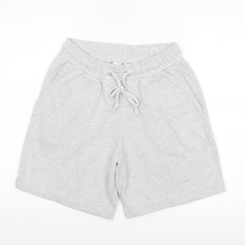 Collusion Men's Grey Sweat Shorts Size S Casual Drawstring Elastic Waist