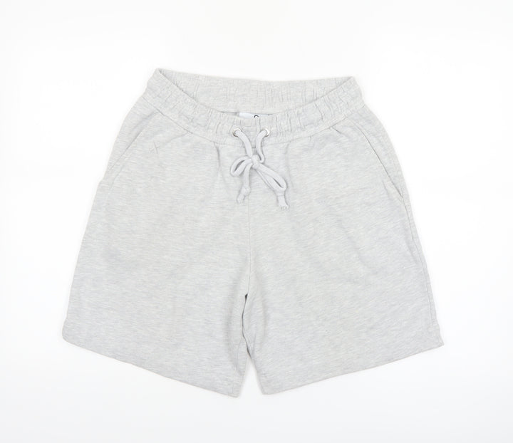 Collusion Men's Grey Sweat Shorts Size S Casual Drawstring Elastic Waist