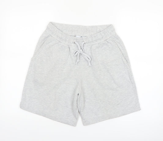 Collusion Men's Grey Sweat Shorts Size S Casual Drawstring Elastic Waist
