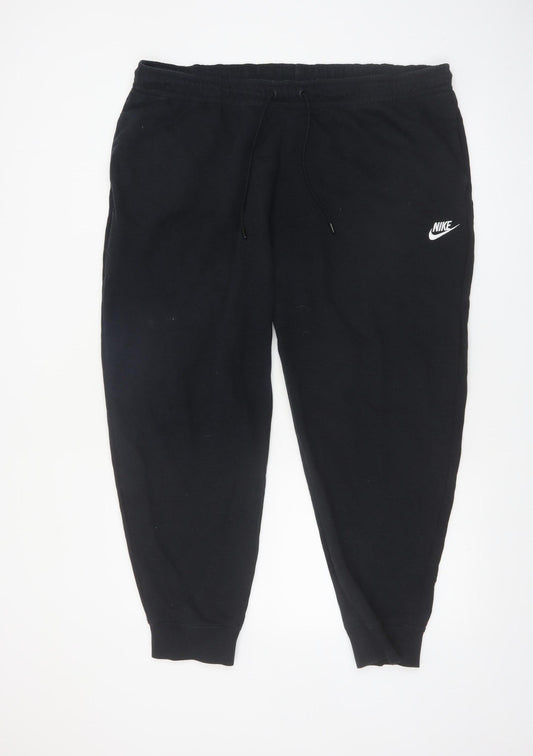 Nike Men's Black 2XL Jogger Tapered Sweatpants