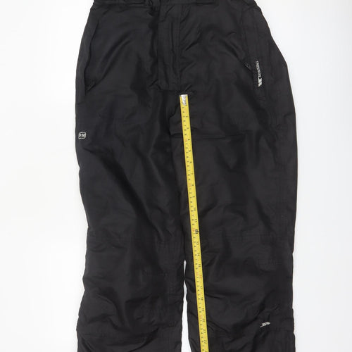 Trespass Men Black S Snow Pants Waterproof Windproof Insulated