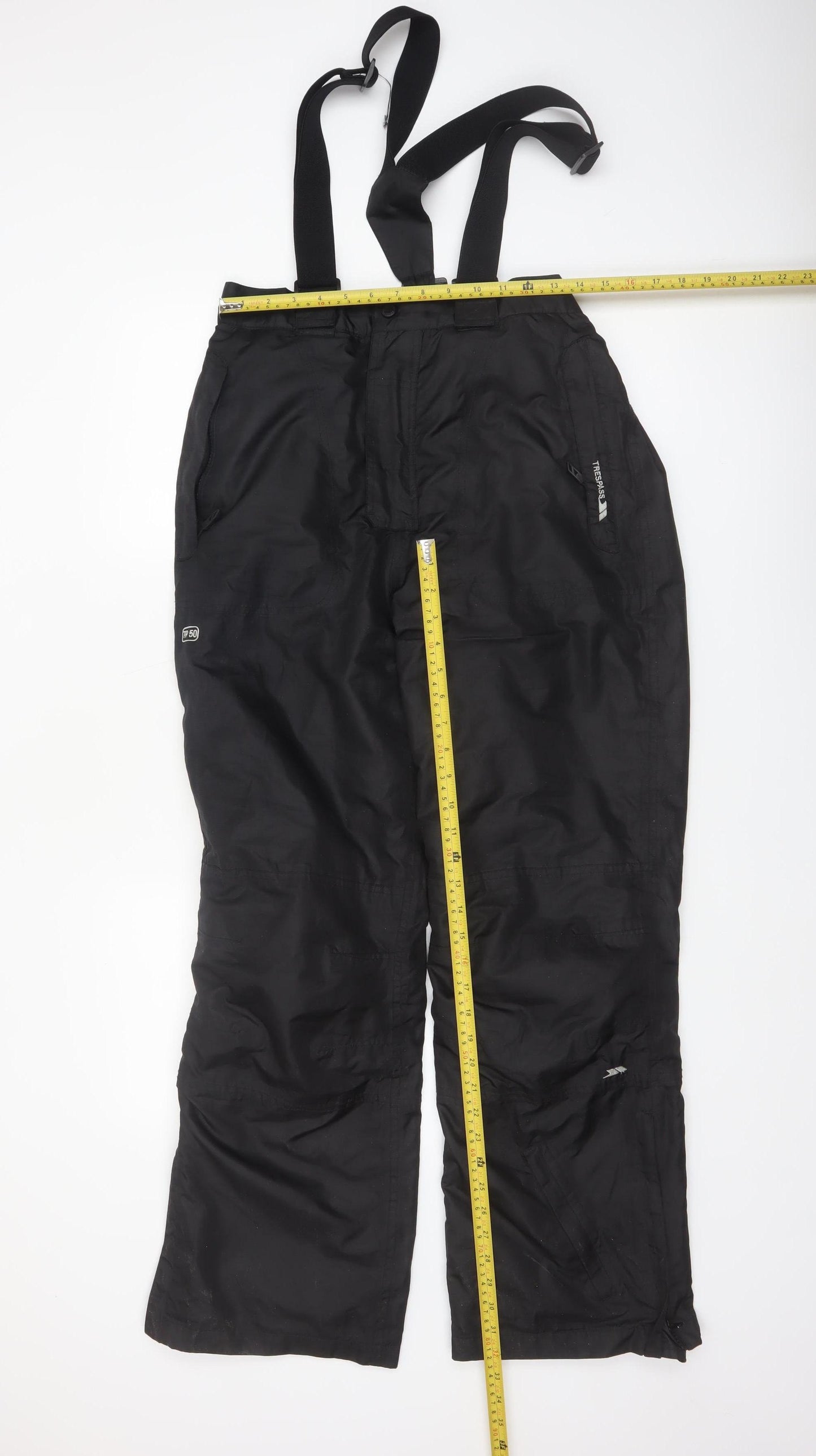 Trespass Men Black S Snow Pants Waterproof Windproof Insulated