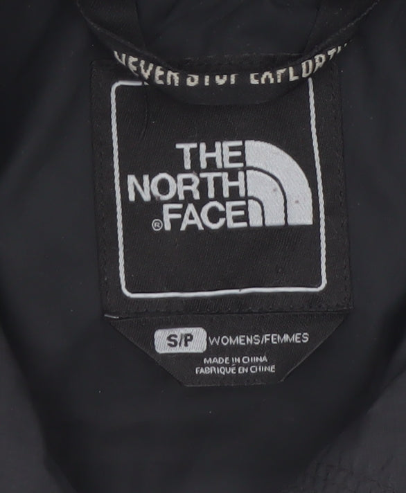 The North Face Womens Black Pea Coat Mid-Length Water Resistant Size S