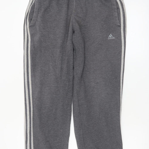 Adidas Men’s Grey Sweatpants Small Regular Fit Performance Essentials