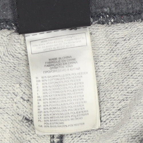 Adidas Men’s Grey Sweatpants Small Regular Fit Performance Essentials