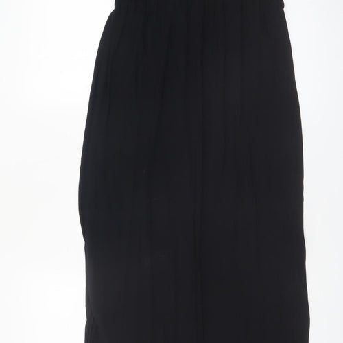 George Women’s Black Sleeveless Maxi Lace Long Dress Size 10