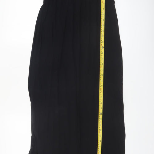 George Women’s Black Sleeveless Maxi Lace Long Dress Size 10