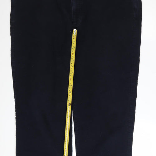 Marks and Spencer Men's Blue Chino Trousers 42x31 Regular Cotton