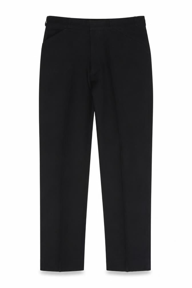 BHS Men's Black 36W 31L Regular Fit Dress Trousers