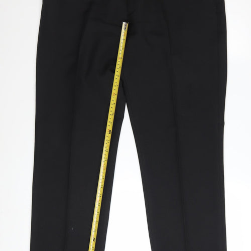 F&F Men’s Black Tailoring Dress Pants Regular Fit 35W 31L