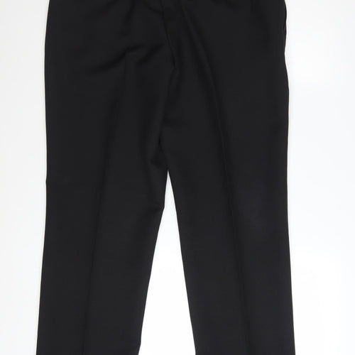 F&F Men’s Black Tailoring Dress Pants Regular Fit 35W 31L